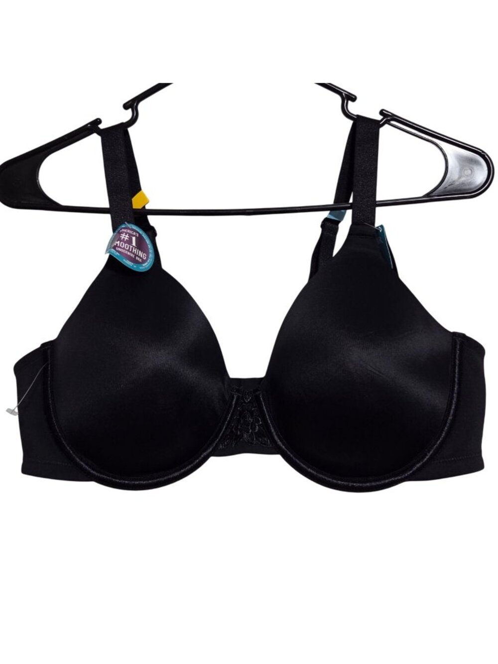 Vanity Fair Bra Size 40C Beauty Back Full Figure Black No Poke Underwire Padded